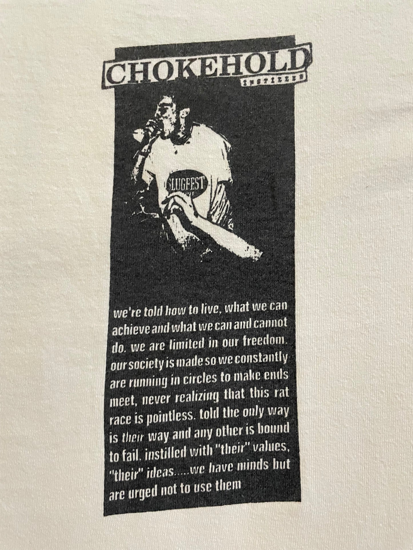 Chokehold - Instilled - Original Vintage Early 90's T-shirt