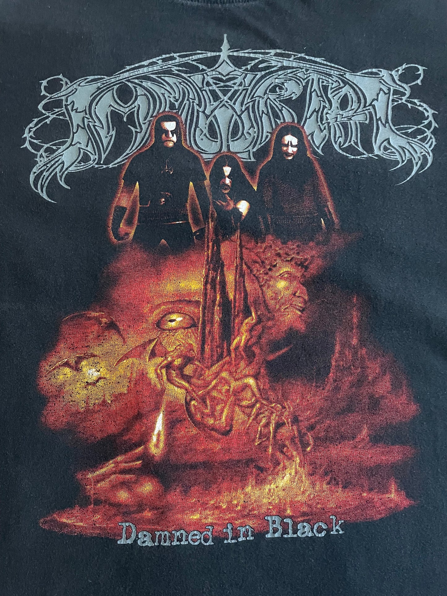 Immortal - Damned In Black - Original Vintage 2000 t-shirt