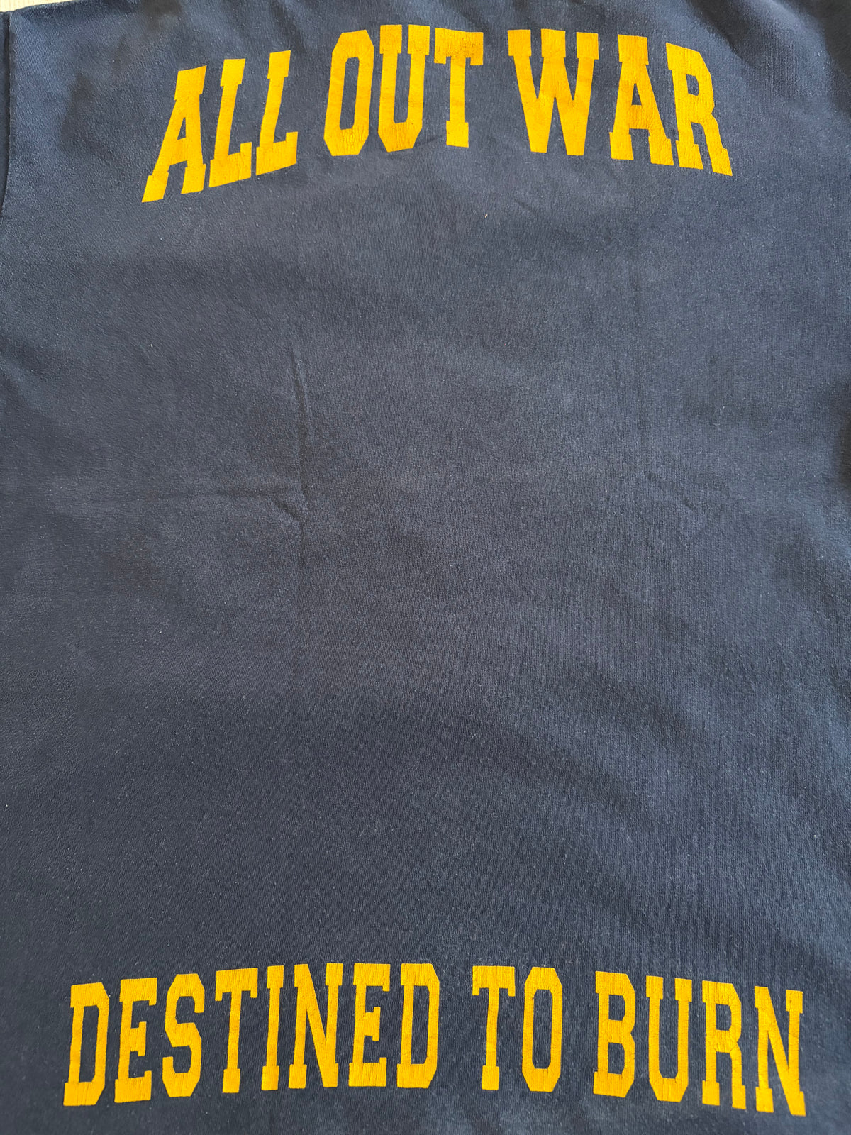 All Out War - Sum Of All Fears / Destined To Burn - Official 00’s shirt