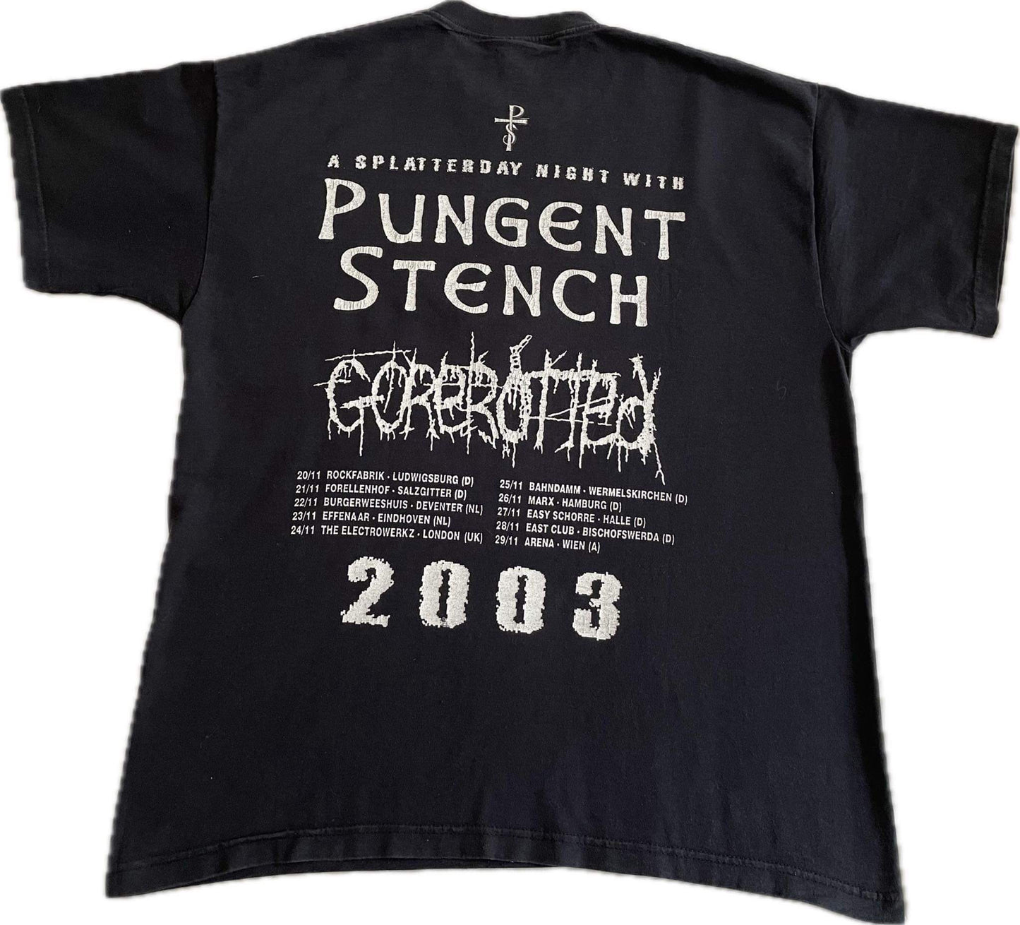 Pungent Stench / Gorerotted - Original Vintage ‘03 Tourshirt