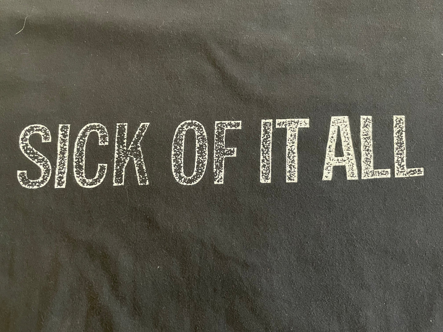 Sick Of It All - Call To Arms - Original Vintage 1999 T-Shirt