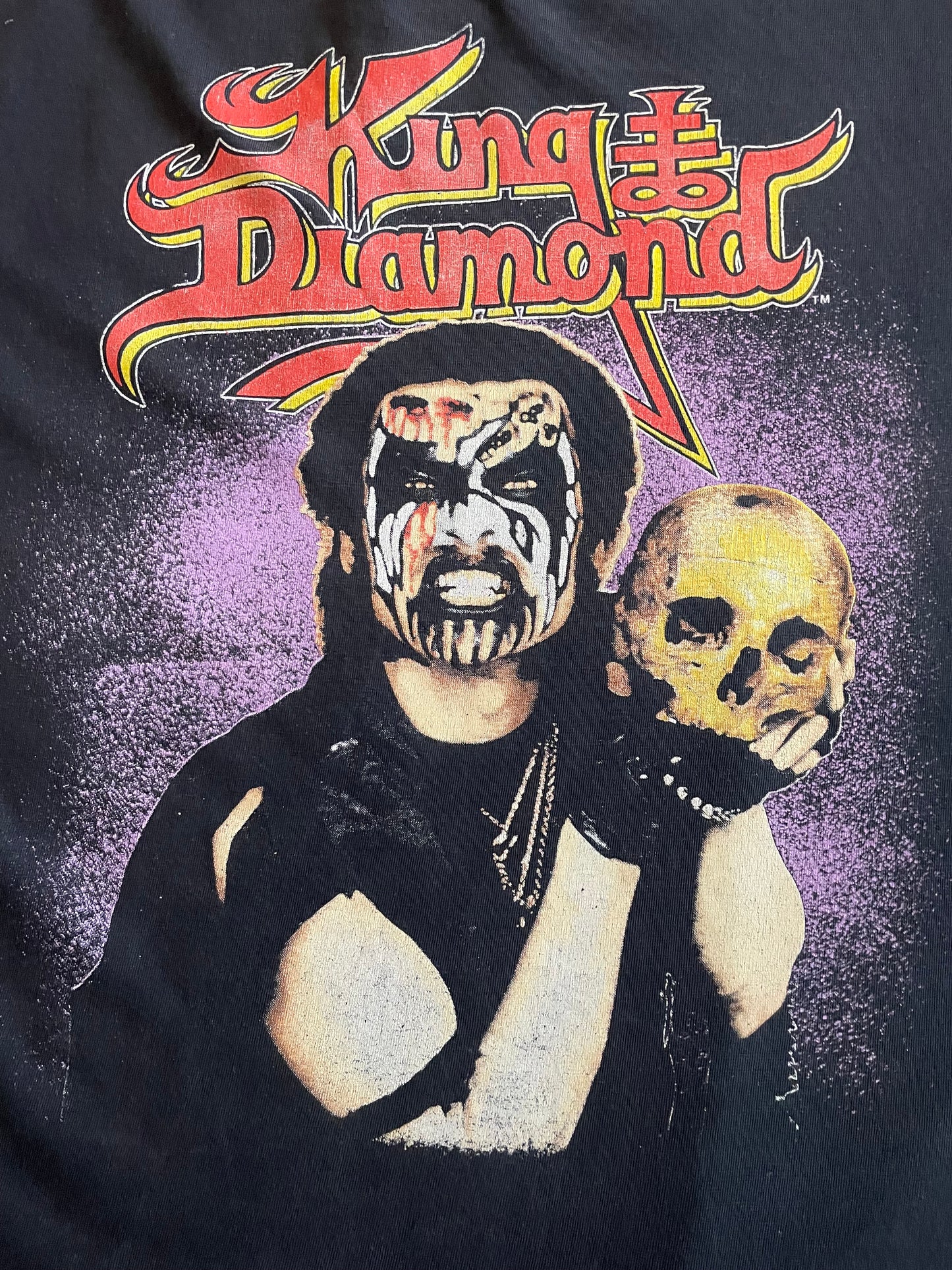 King Diamond - Conspiracy Tour 89-90 - Original Vintage 1989 t-shirt