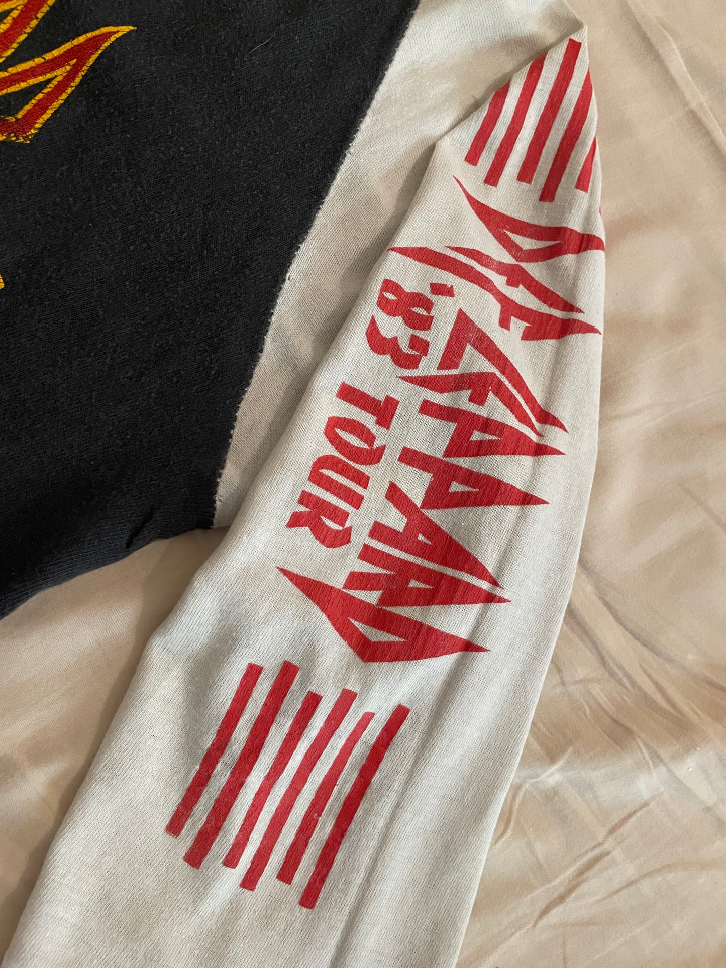 Def Leppard - Pyromania ‘83 Tour - Original Vintage raglan t-shirt