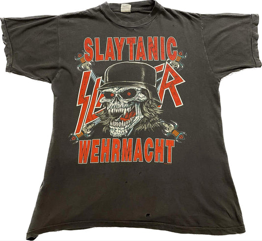 Slayer - Slaytanic Wehrmacht / World Sacrifice Tour 1989 - Original Vintage t-shirt