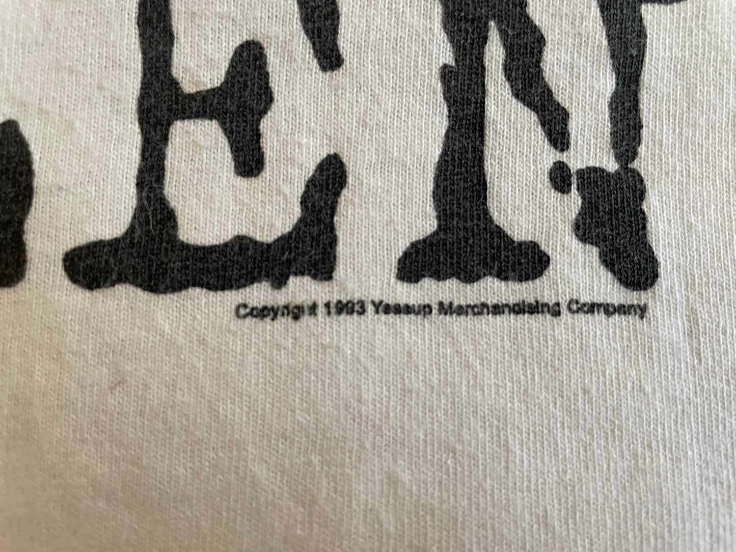 Van Halen - Right Here, Right Now 1993 World Tour - Original Vintage t-shirt
