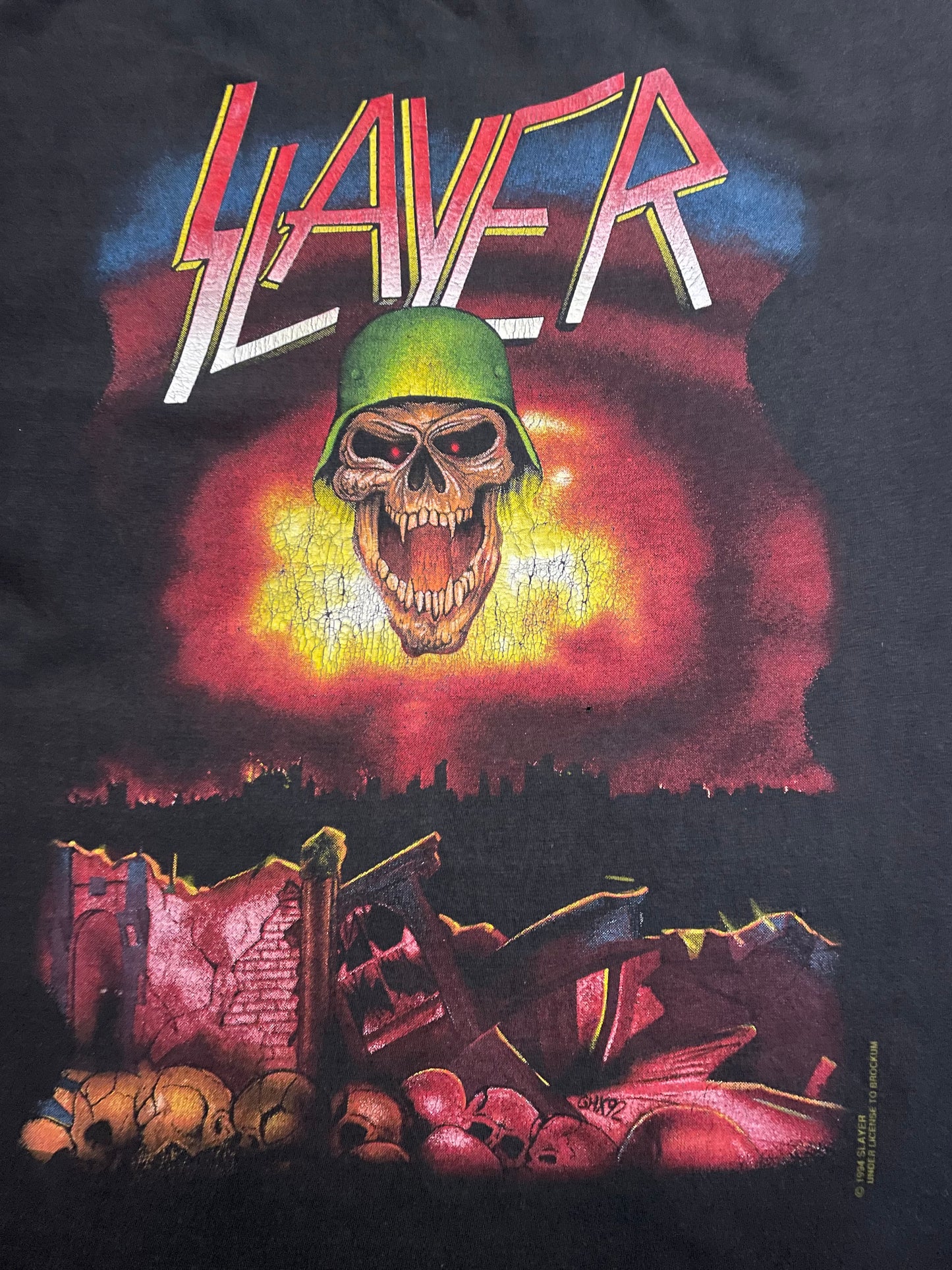 Slayer - Original Vintage 1994 European Tour Shirt