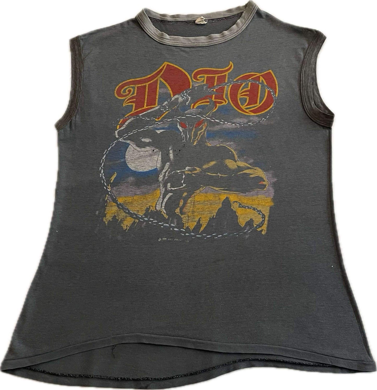 Dio - The Last In Line / World Tour 1984 - Original Vintage 1984 Muscle Shirt