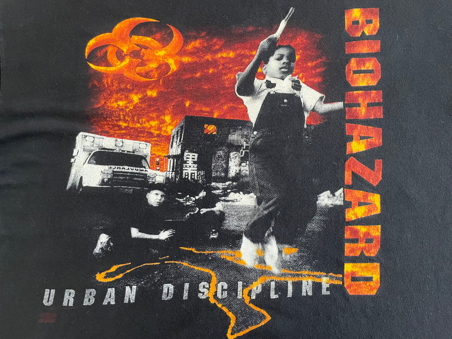 Biohazard - Urban Chaos ‘93 - Original Vintage t-shirt