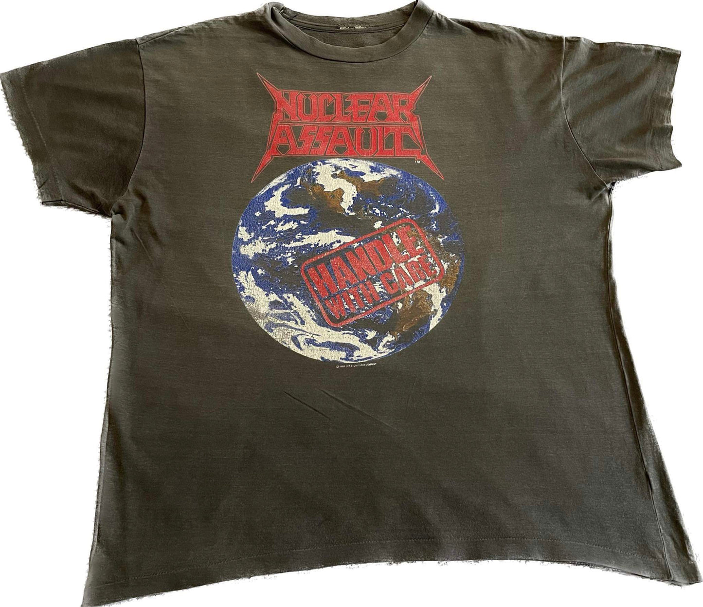 Nuclear Assault - Handle With Care - European Tour 1989 - Original Vintage t-shirt