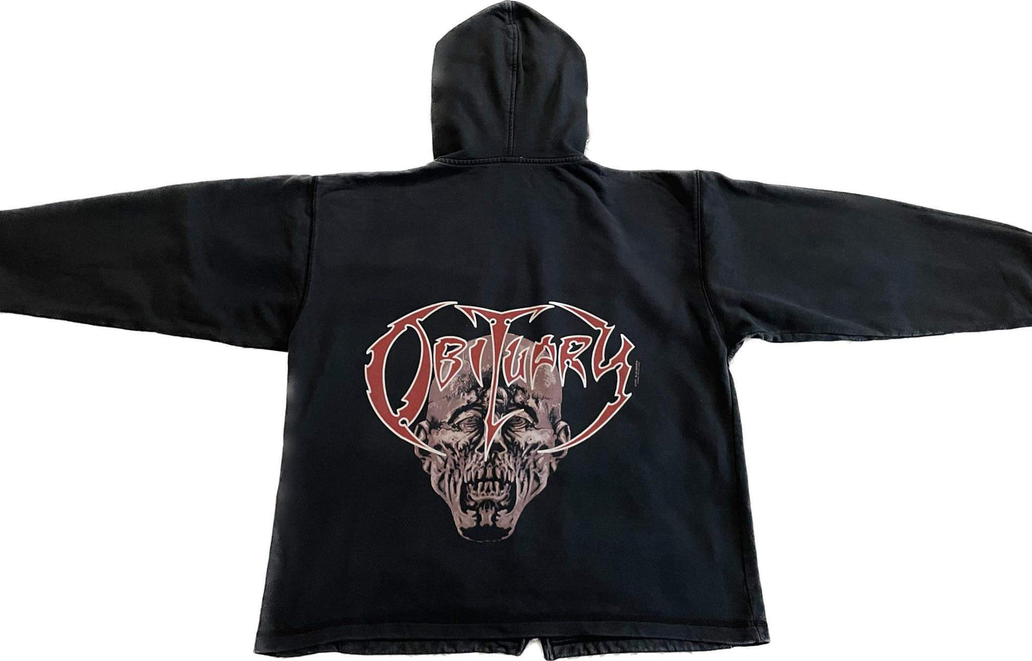 Obituary - Original Vintage 1997 zipper hoodie