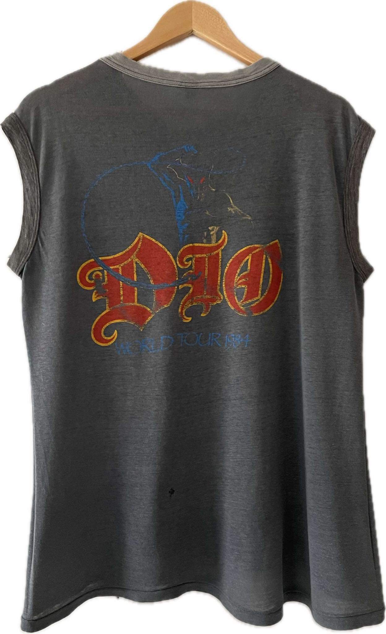 Dio - The Last In Line / World Tour 1984 - Original Vintage 1984 Muscle Shirt