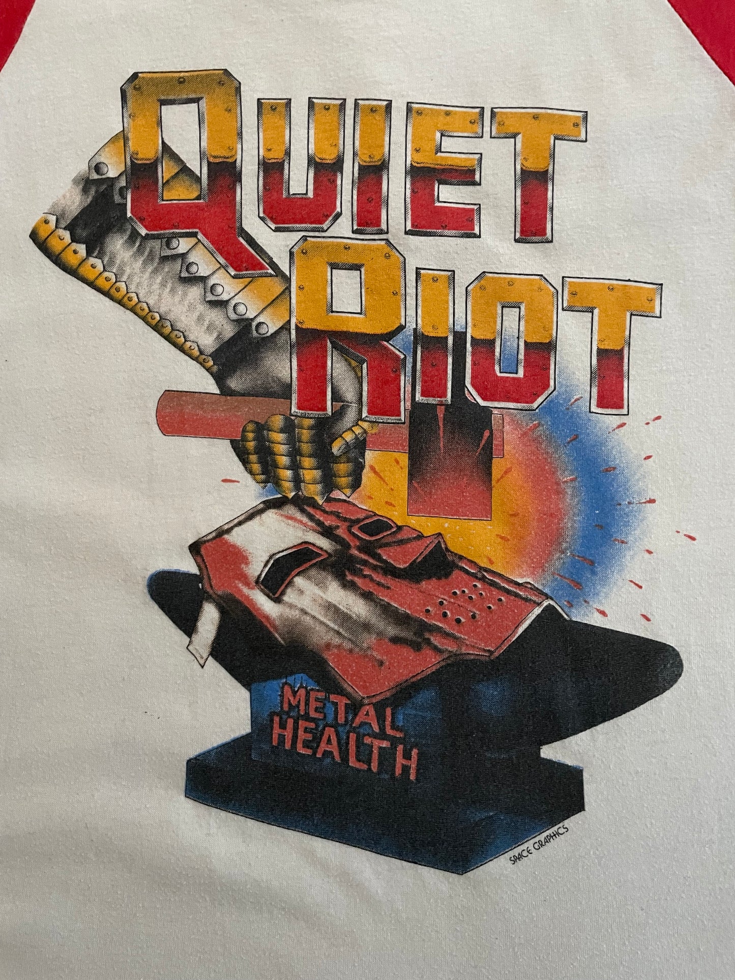 Quiet Riot - Metal Health / Band Your Head - North American Tour Original Vintage 1983 t-shirt