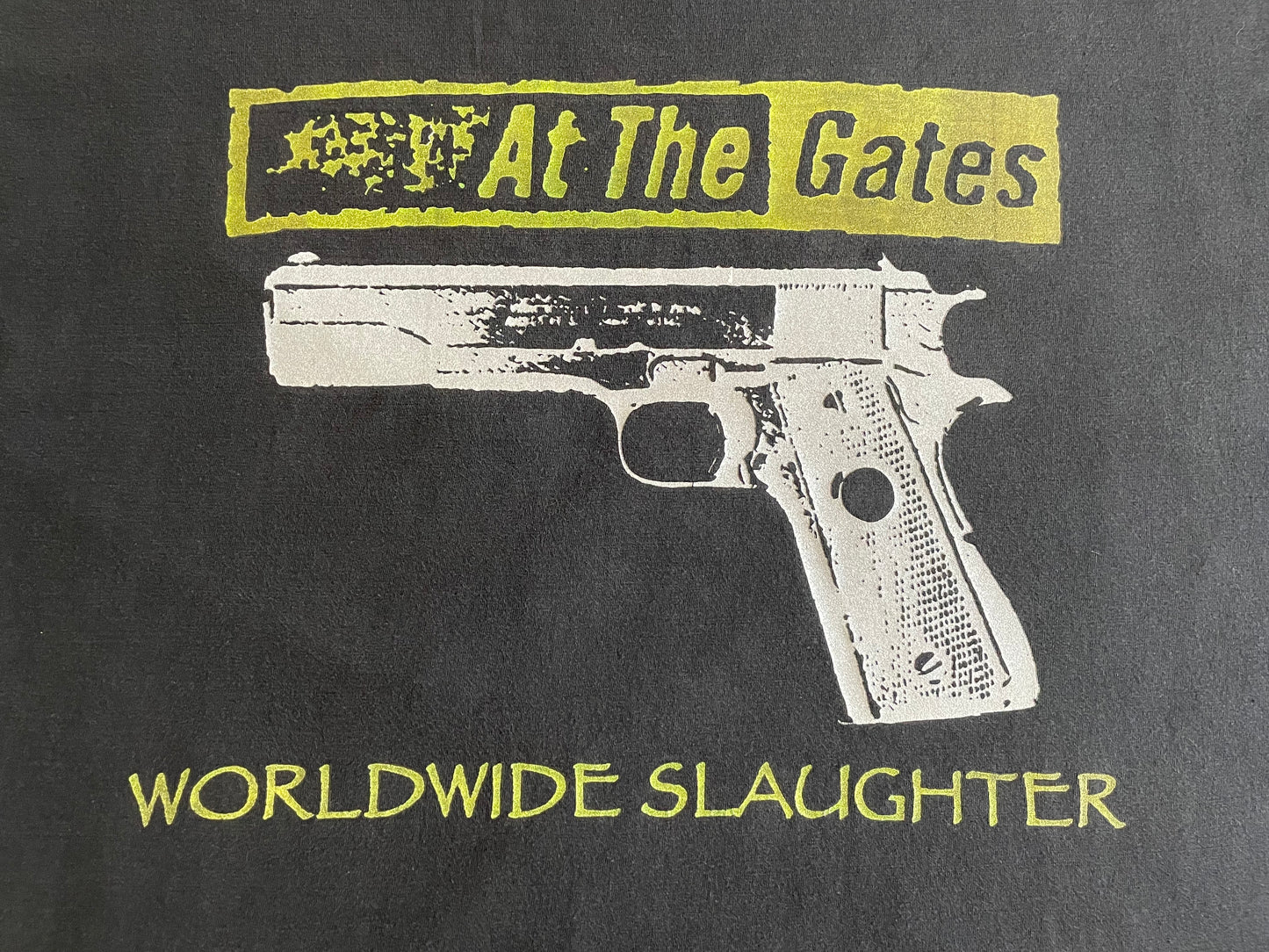 At The Gates - Worldwide Slaughter - Rare European Tourshirt 1995