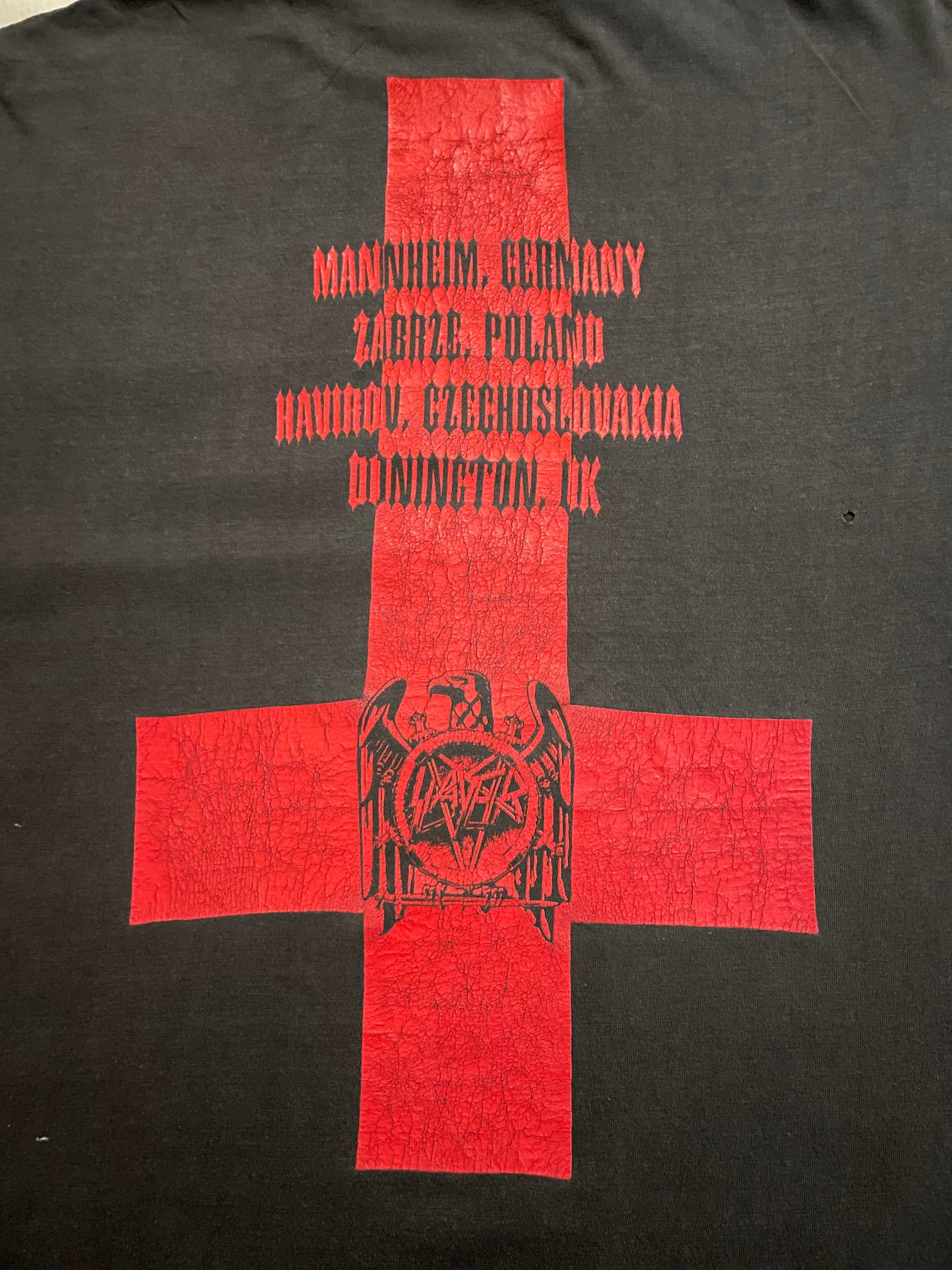 Slayer - Original Vintage 1994 European Tour Shirt
