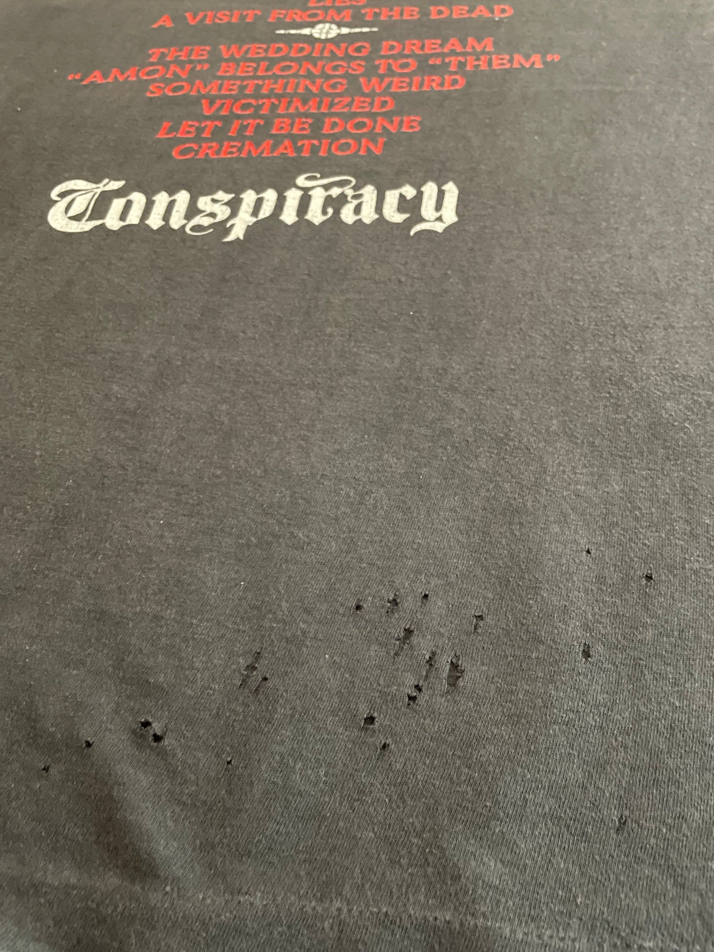 King Diamond - Conspiracy - Original Vintage 1989 t-shirt