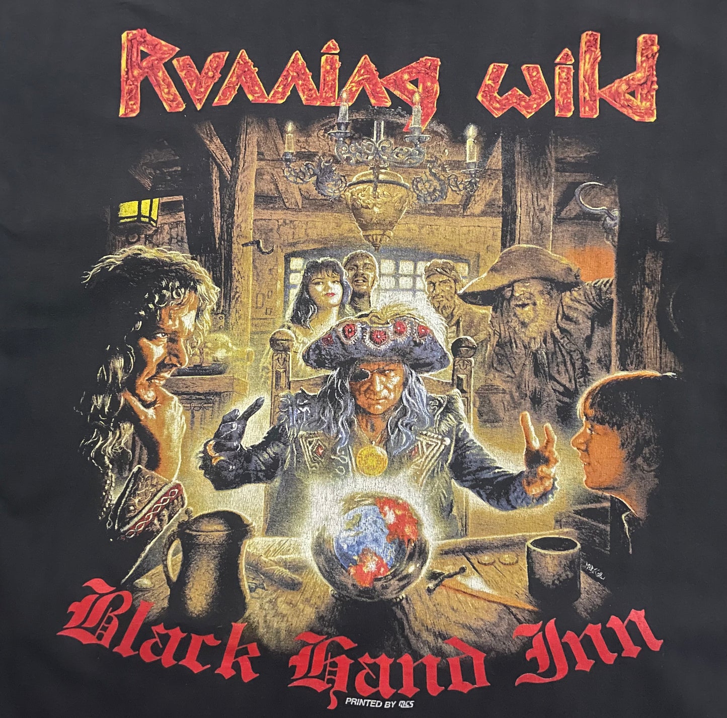 Running Wild - Black Hand Inn - Original Vintage 1994 t-shirt