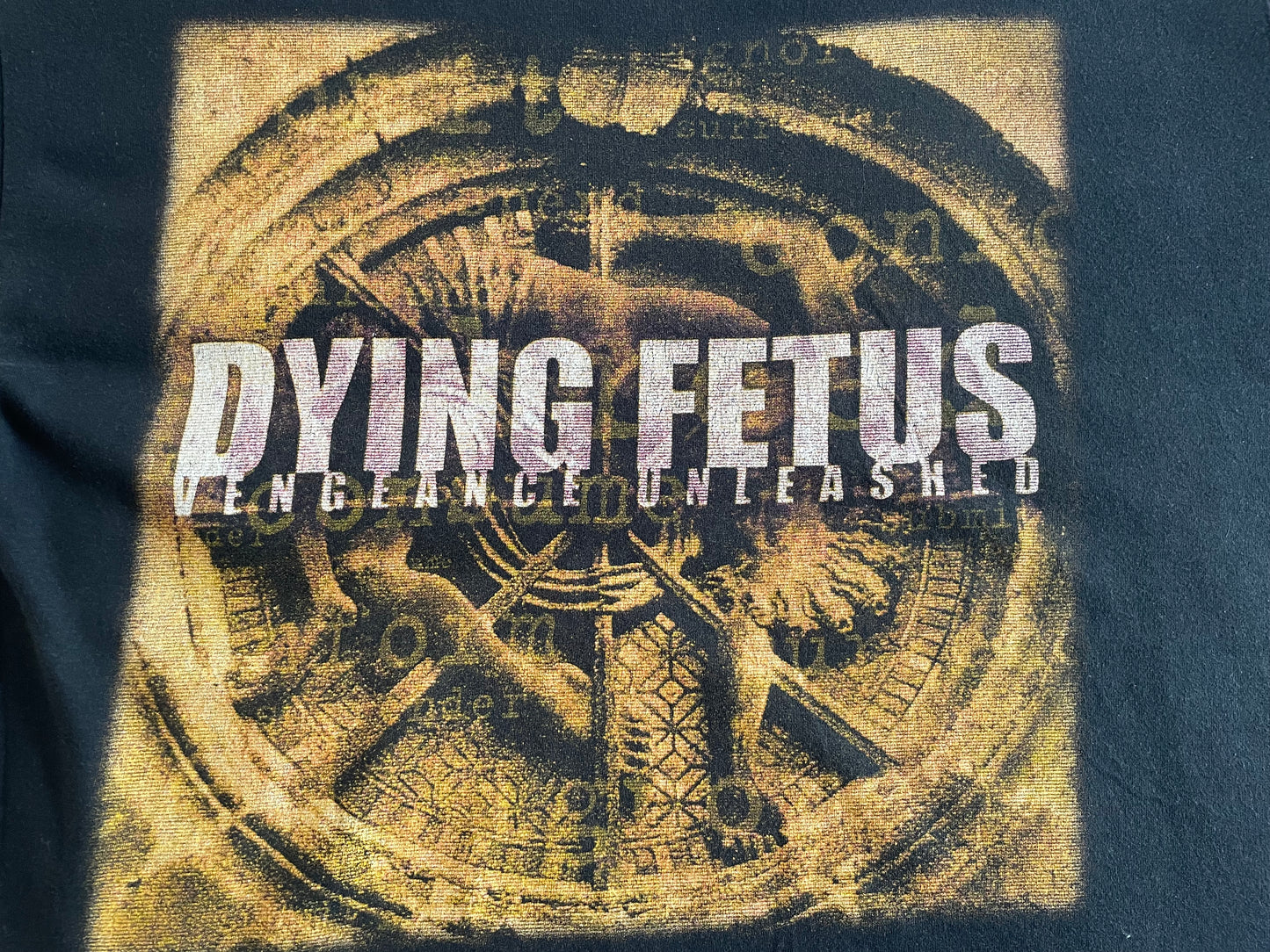 Dying Fetus - Vengeance Unleashed / European Tour 2002 - Original Vintage t-shirt