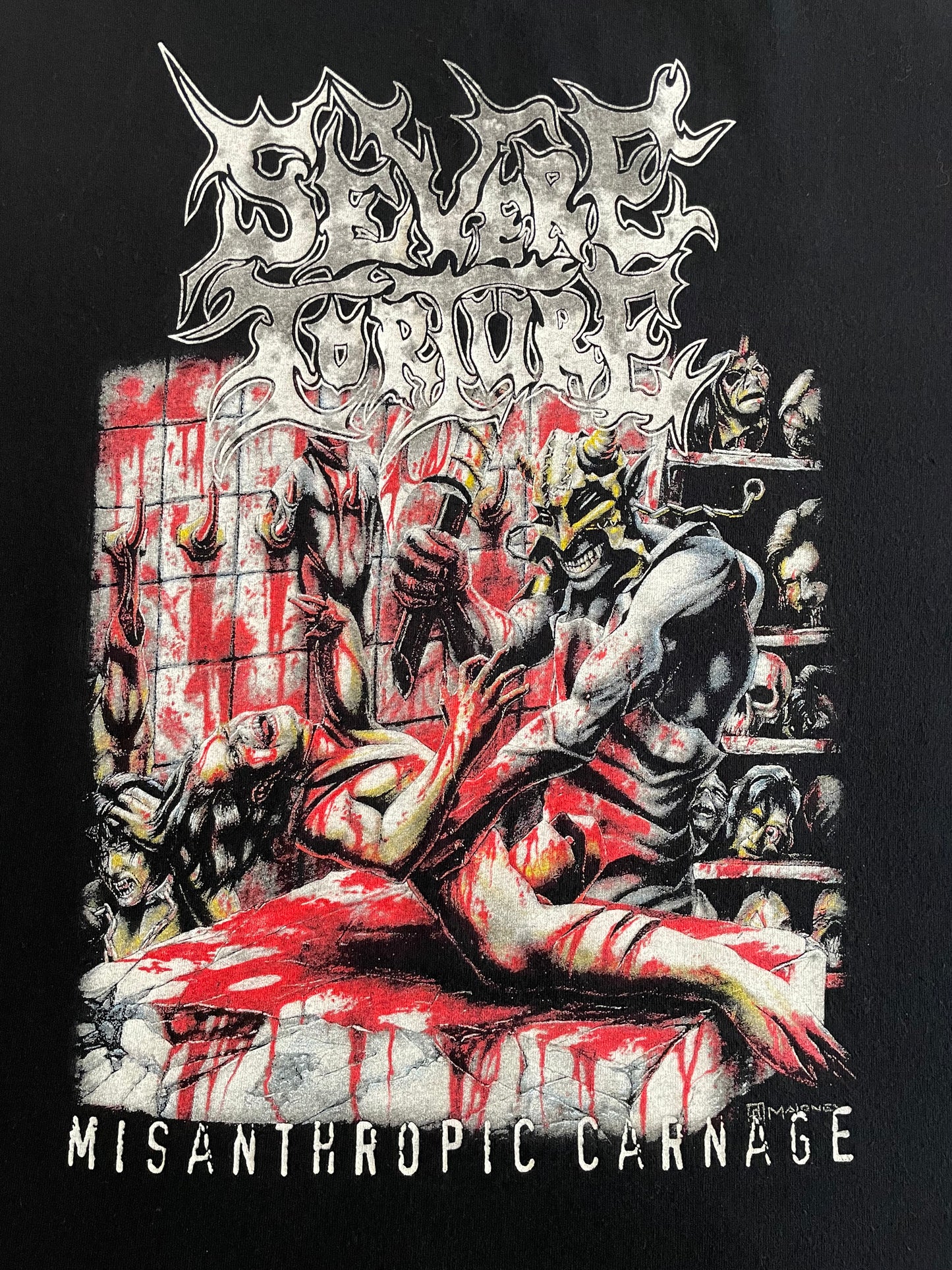 Severe Torture - Misanthropic Carnage / 2002 European Tour - Original Vintage Longsleeve