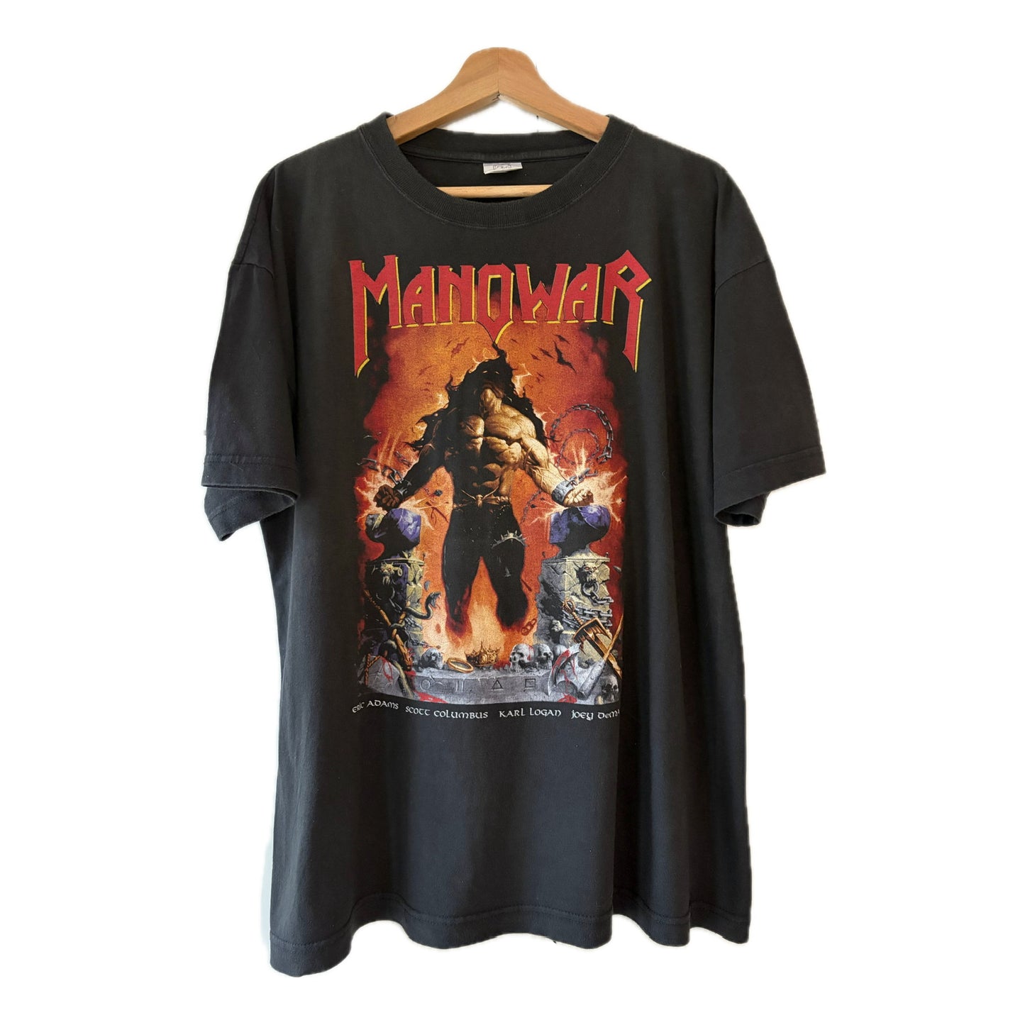 Manowar - Louder Than Hell - European Tour 1997 - Original Vintage T-shirt