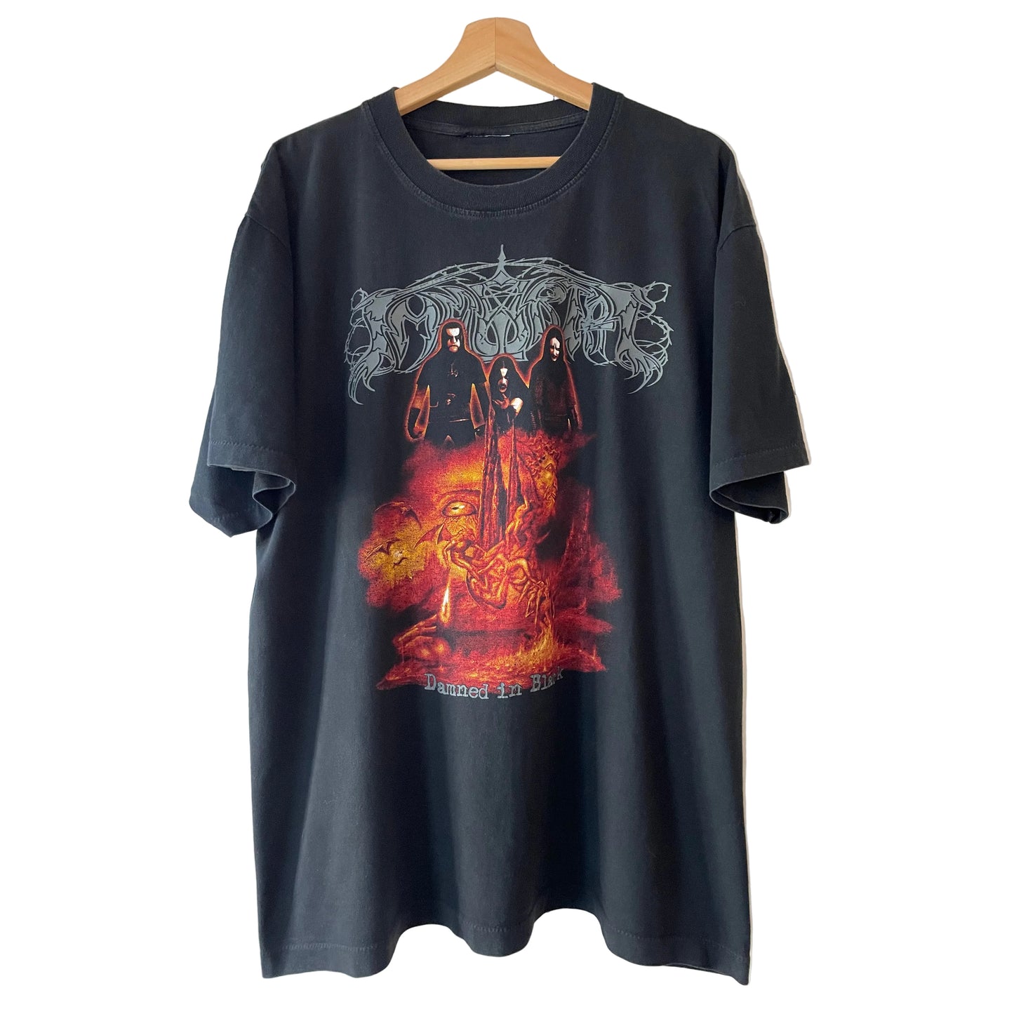 Immortal - Damned In Black - Original Vintage 2000 t-shirt