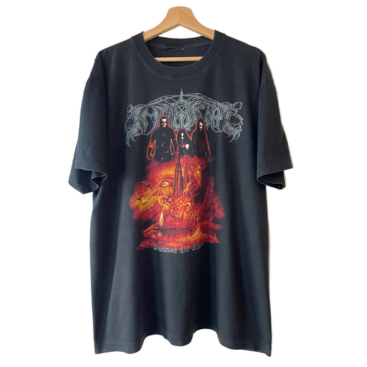 Immortal - Damned In Black - Original Vintage 2000 t-shirt
