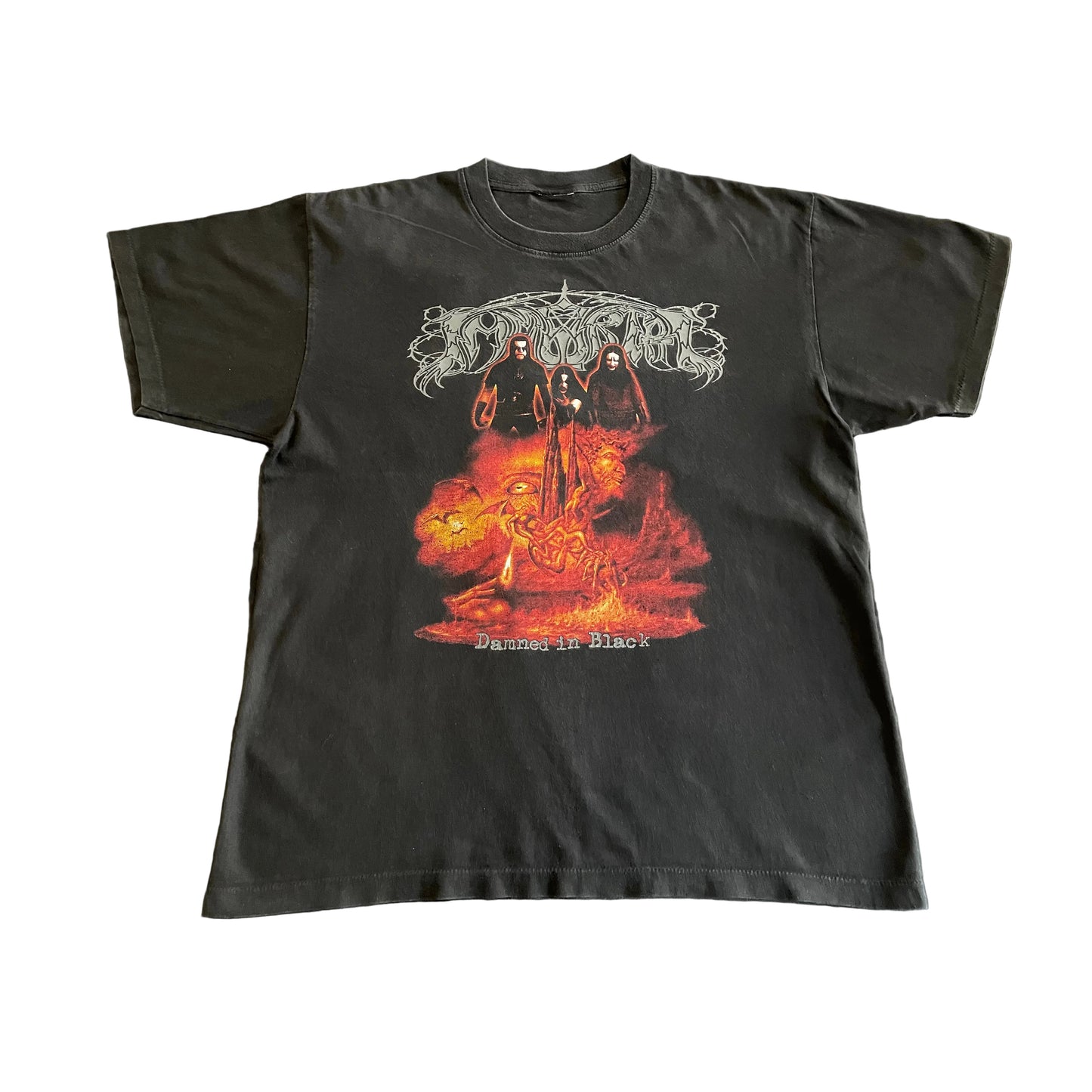 Immortal - Damned In Black - Original Vintage 2000 t-shirt