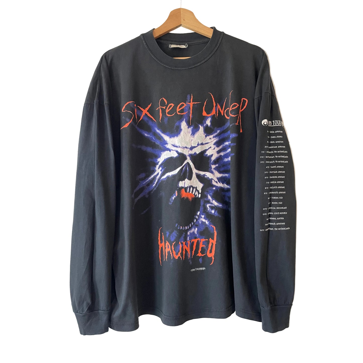 Six Feet Under - Haunted / European Tour 1995 - Original Vintage Longsleeve