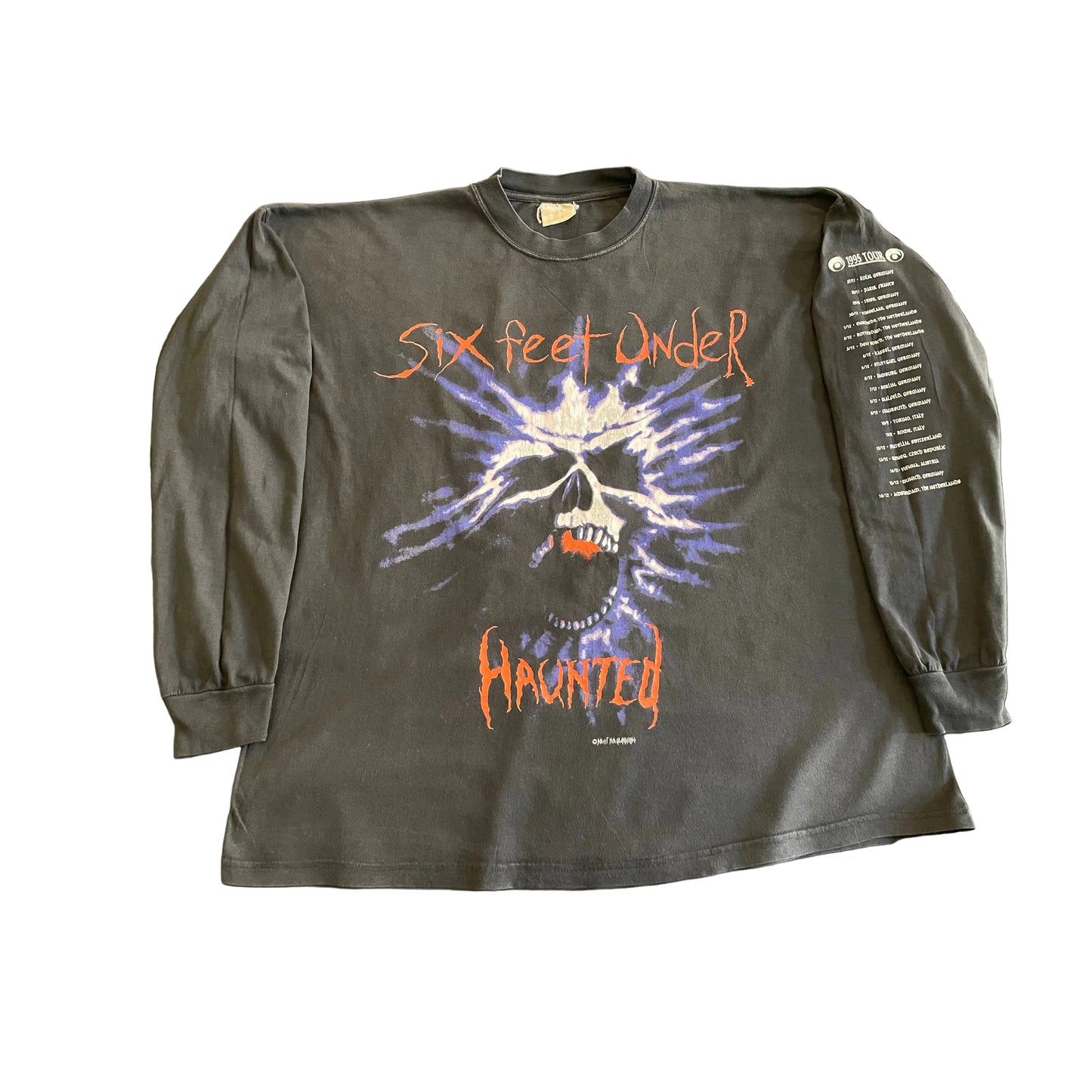 Six Feet Under - Haunted / European Tour 1995 - Original Vintage Longsleeve