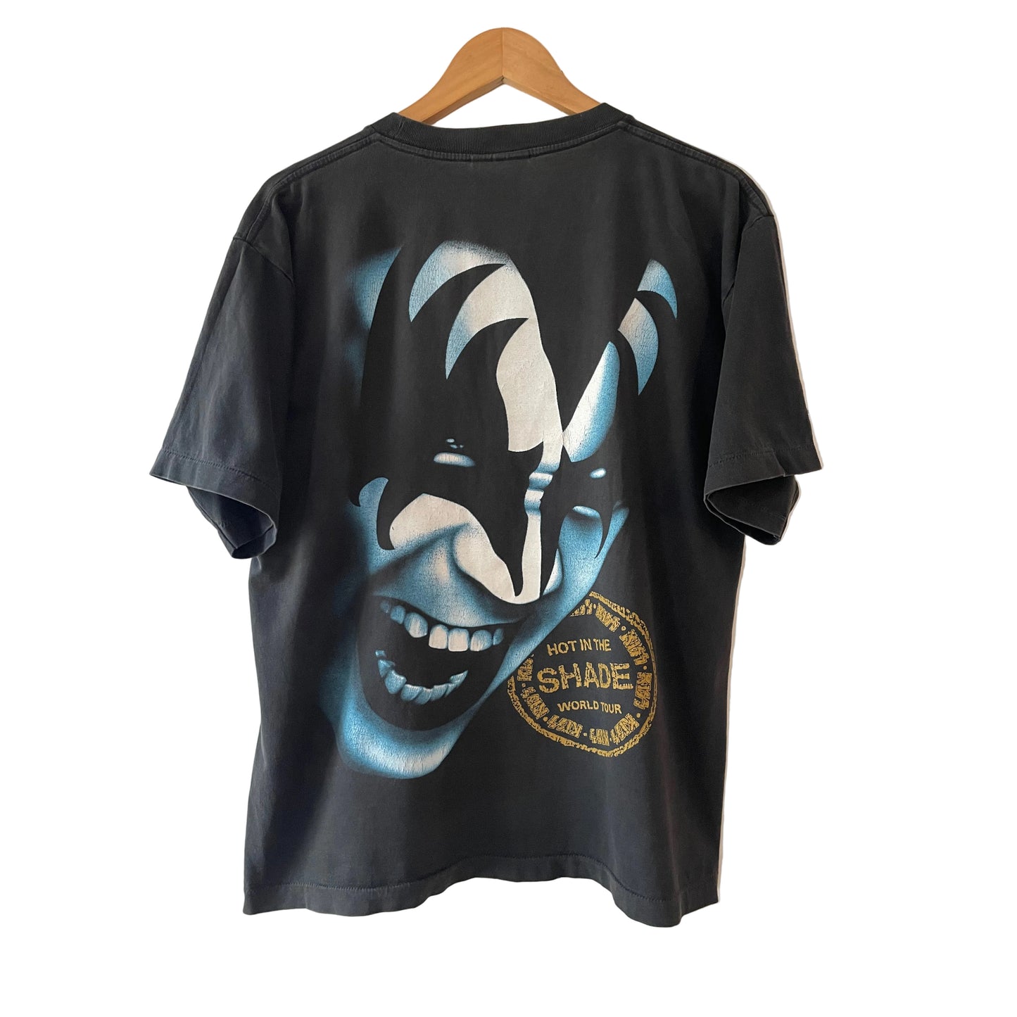 Kiss - Hot In The Shade - Original Vintage 1990 t-shirt