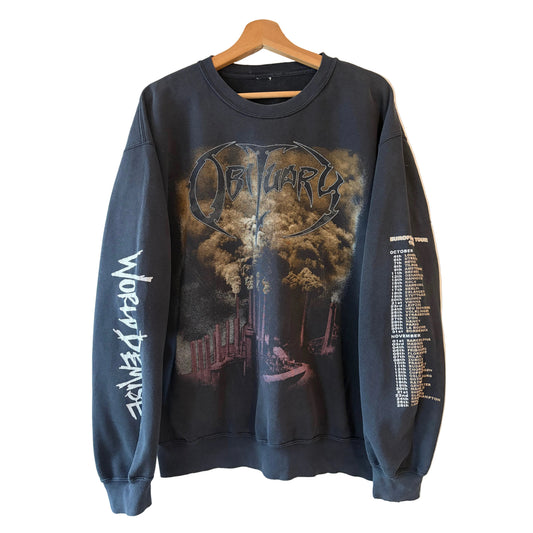 Obituary - World Demise / European Tour 1994 - Vintage Crewneck Sweater