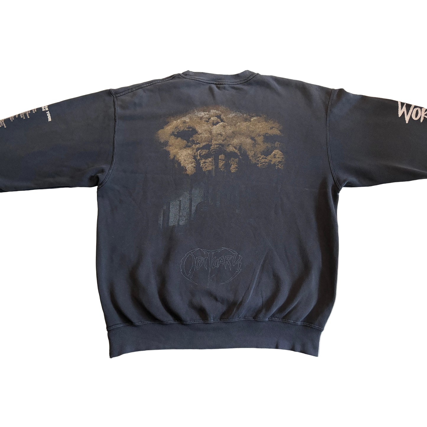 Obituary - World Demise / European Tour 1994 - Vintage Crewneck Sweater