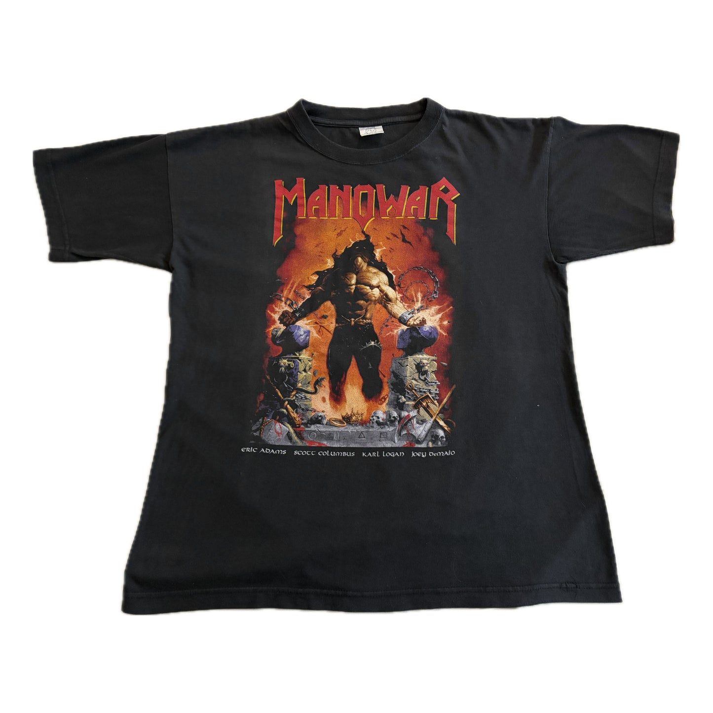 Manowar - Louder Than Hell - European Tour 1997 - Original Vintage T-shirt