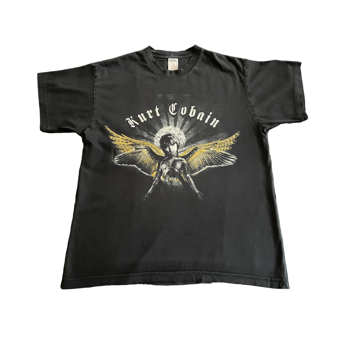 Kurt Cobain / Nirvana - Angel - Early ‘00’s Vintage t-shirt