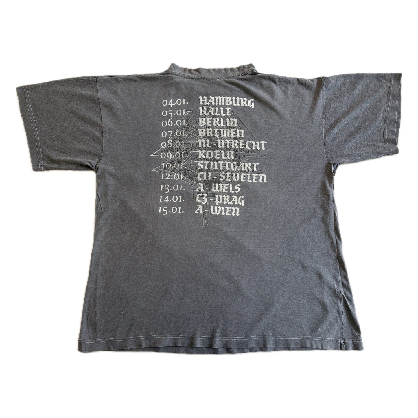 Benediction - Rotten Nun / European Tour 1995 - Original Vintage T-shirt