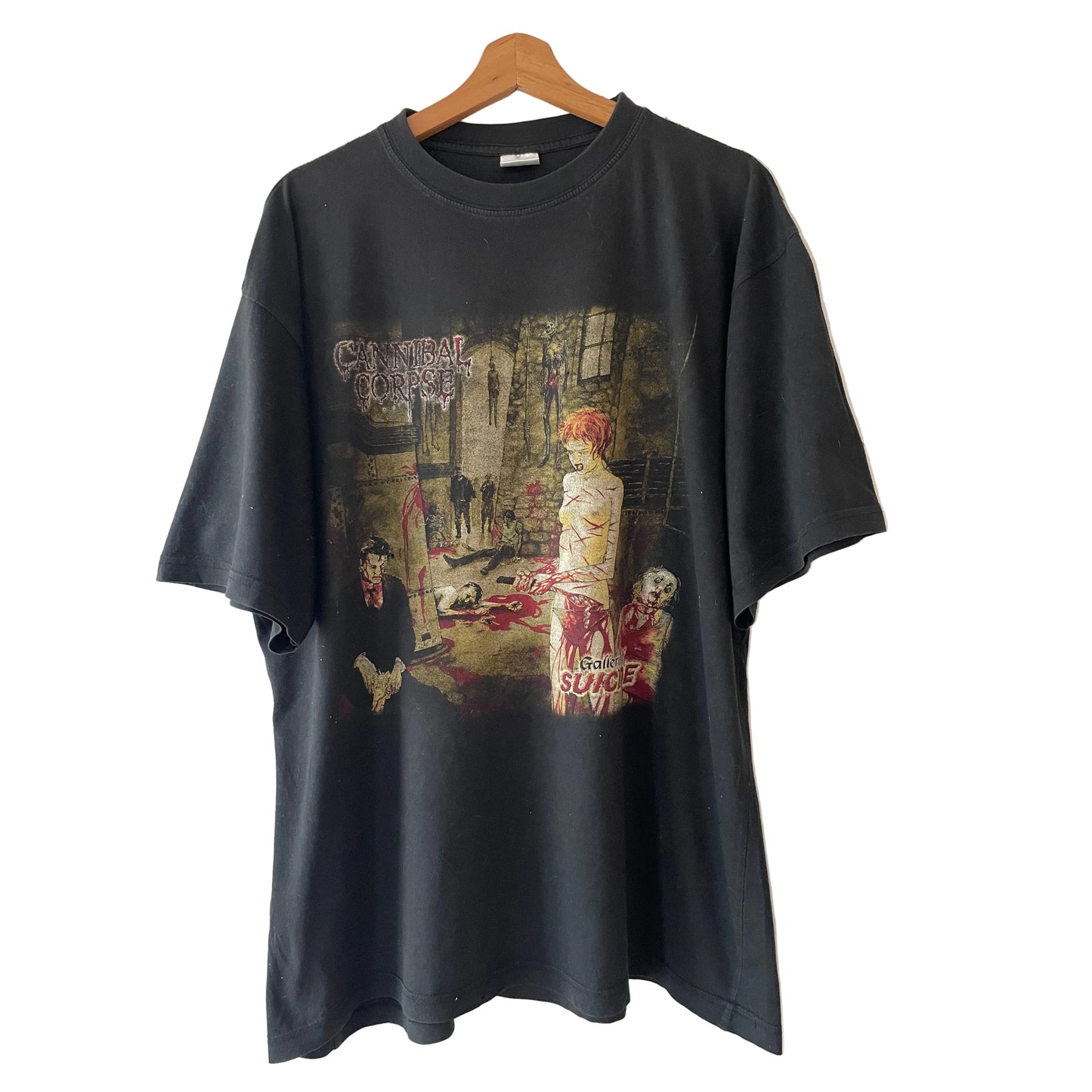 Cannibal Corpse - Gallery Of Suicide / European Tour 1998 - Original Vintage T-Shirt