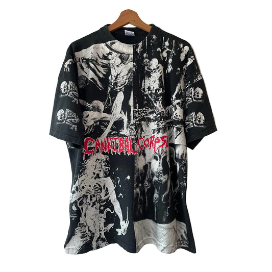 Cannibal Corpse - All Over Print - Original Vintage 1993 t-shirt