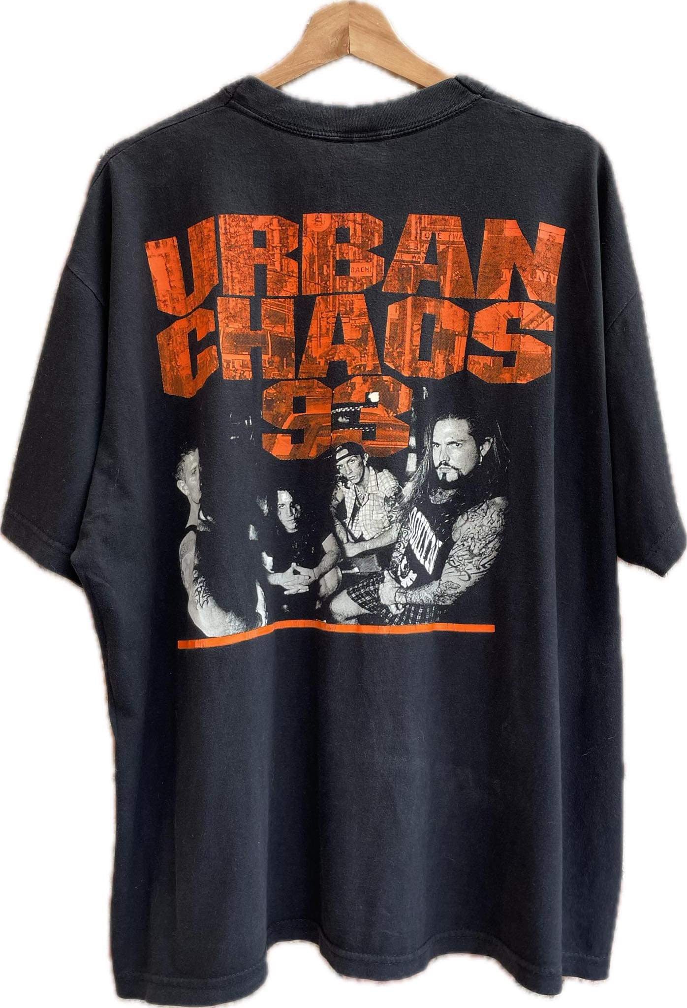 Biohazard - Urban Chaos ‘93 - Original Vintage t-shirt