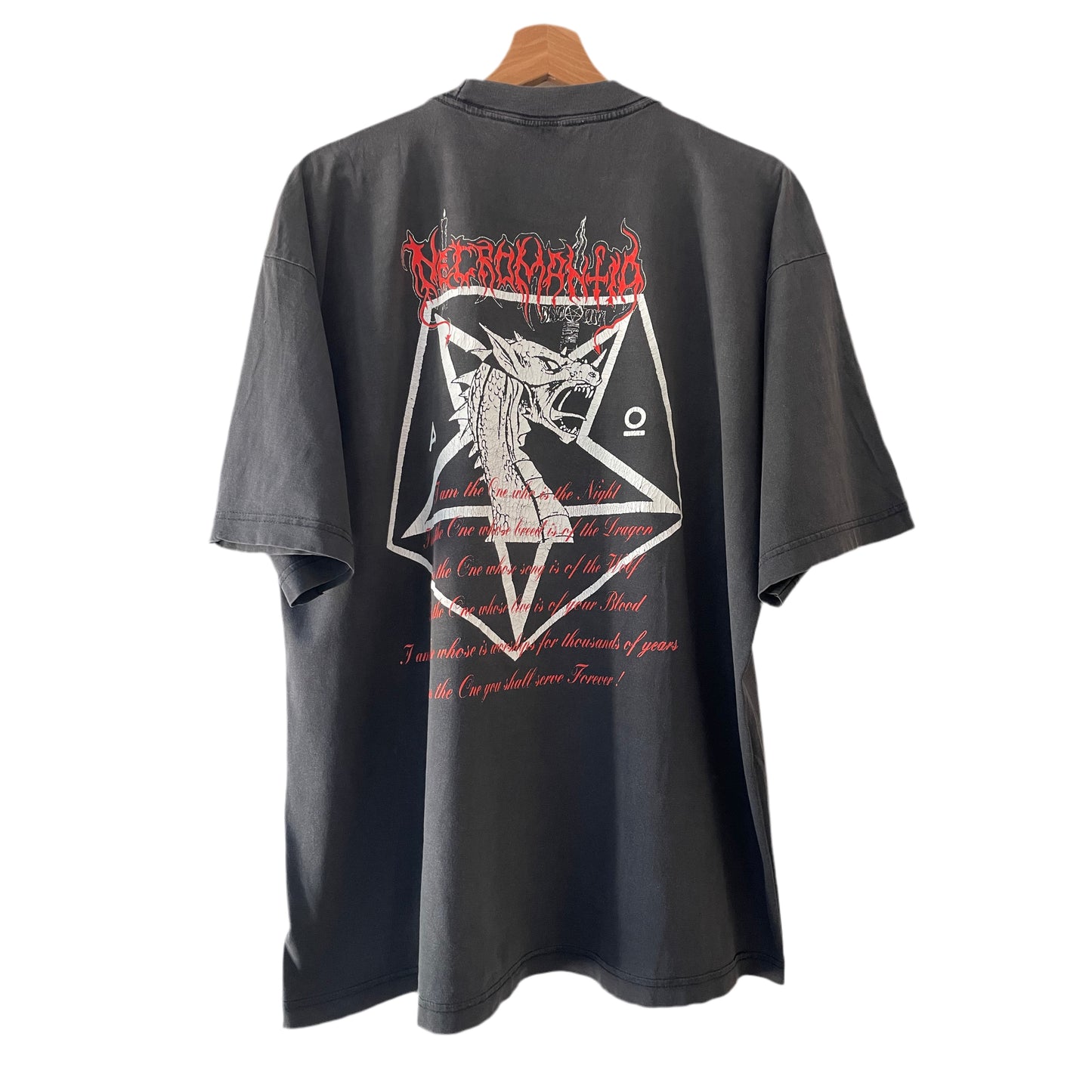 Necromantia - Crossing The Fiery Path - Original Vintage 1993 t-shirt