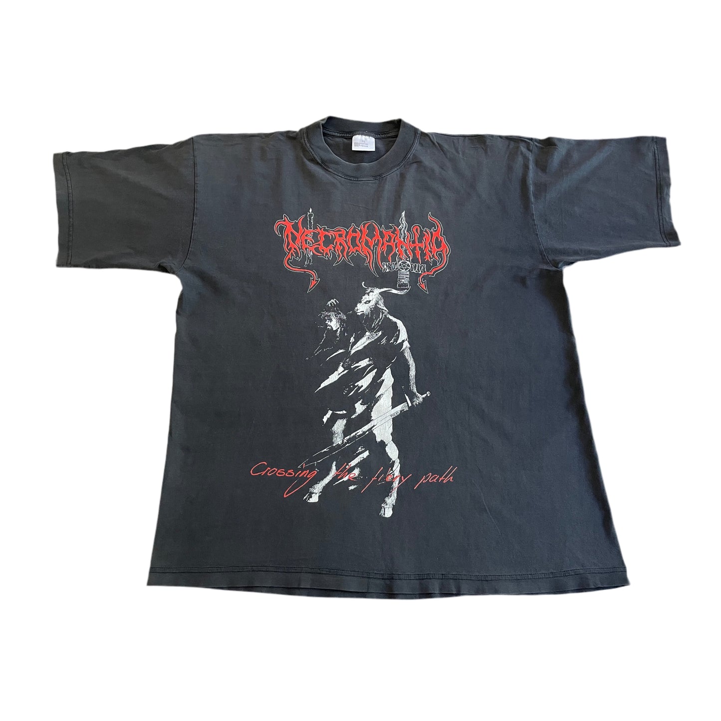Necromantia - Crossing The Fiery Path - Original Vintage 1993 t-shirt