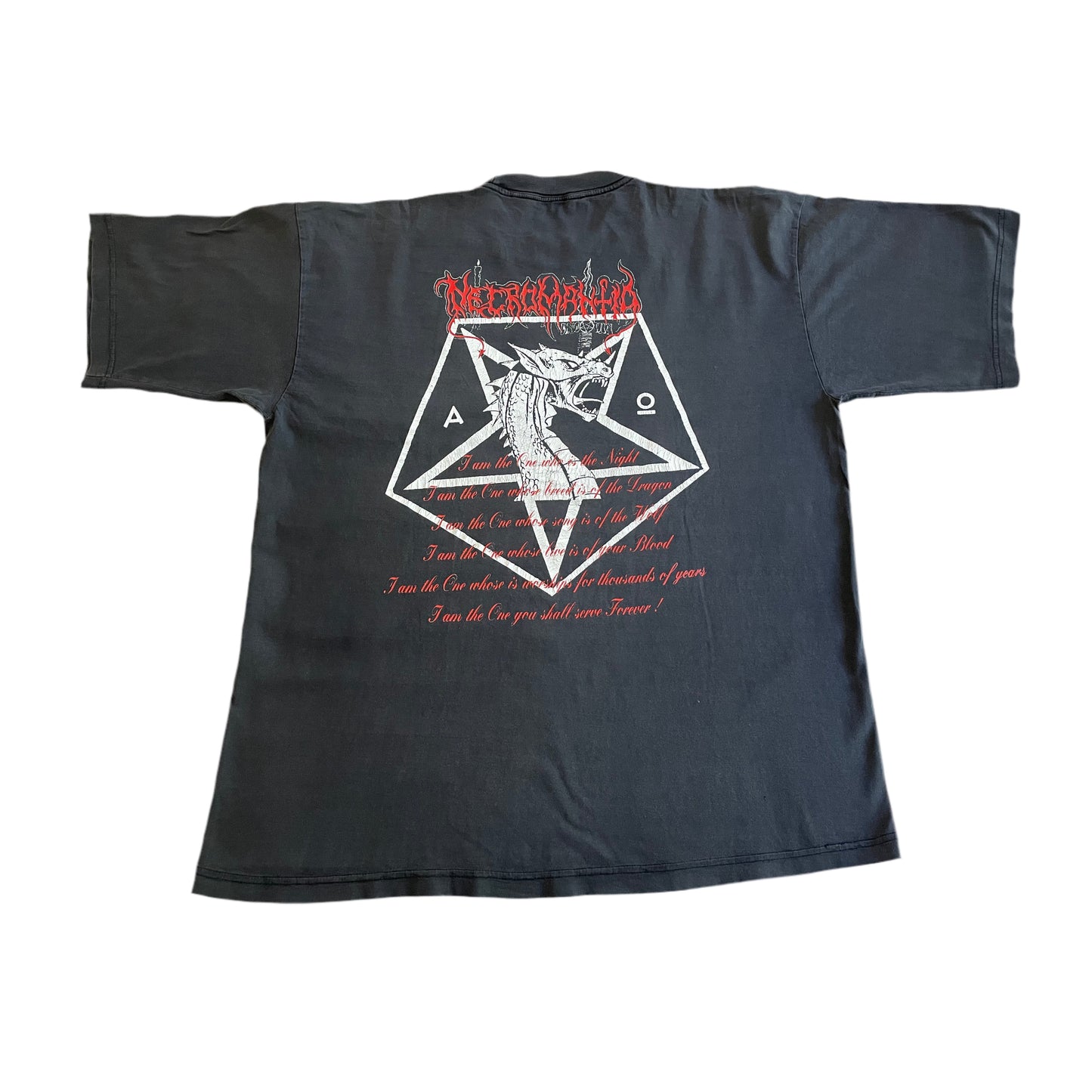 Necromantia - Crossing The Fiery Path - Original Vintage 1993 t-shirt