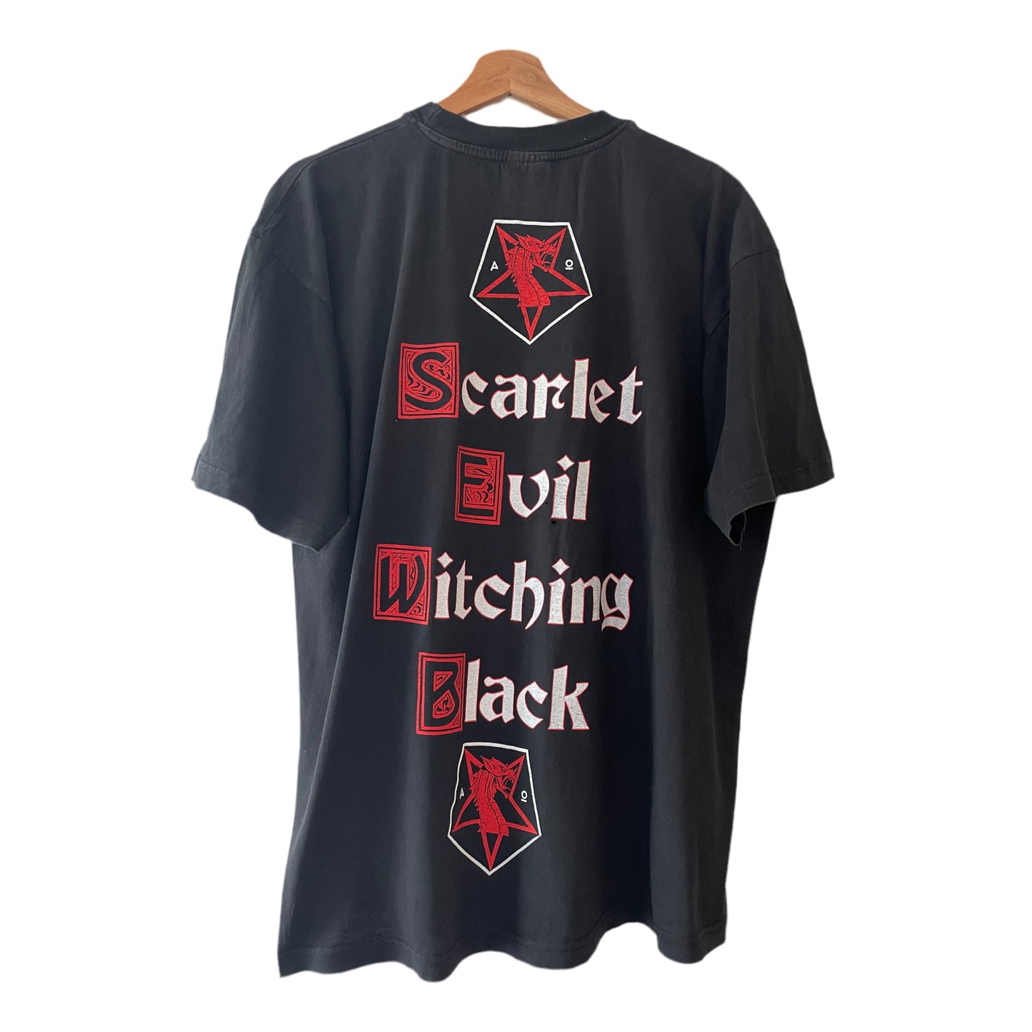 Necromantia - Scarlet Evil Witching Black - Original Vintage 1995 t-shirt