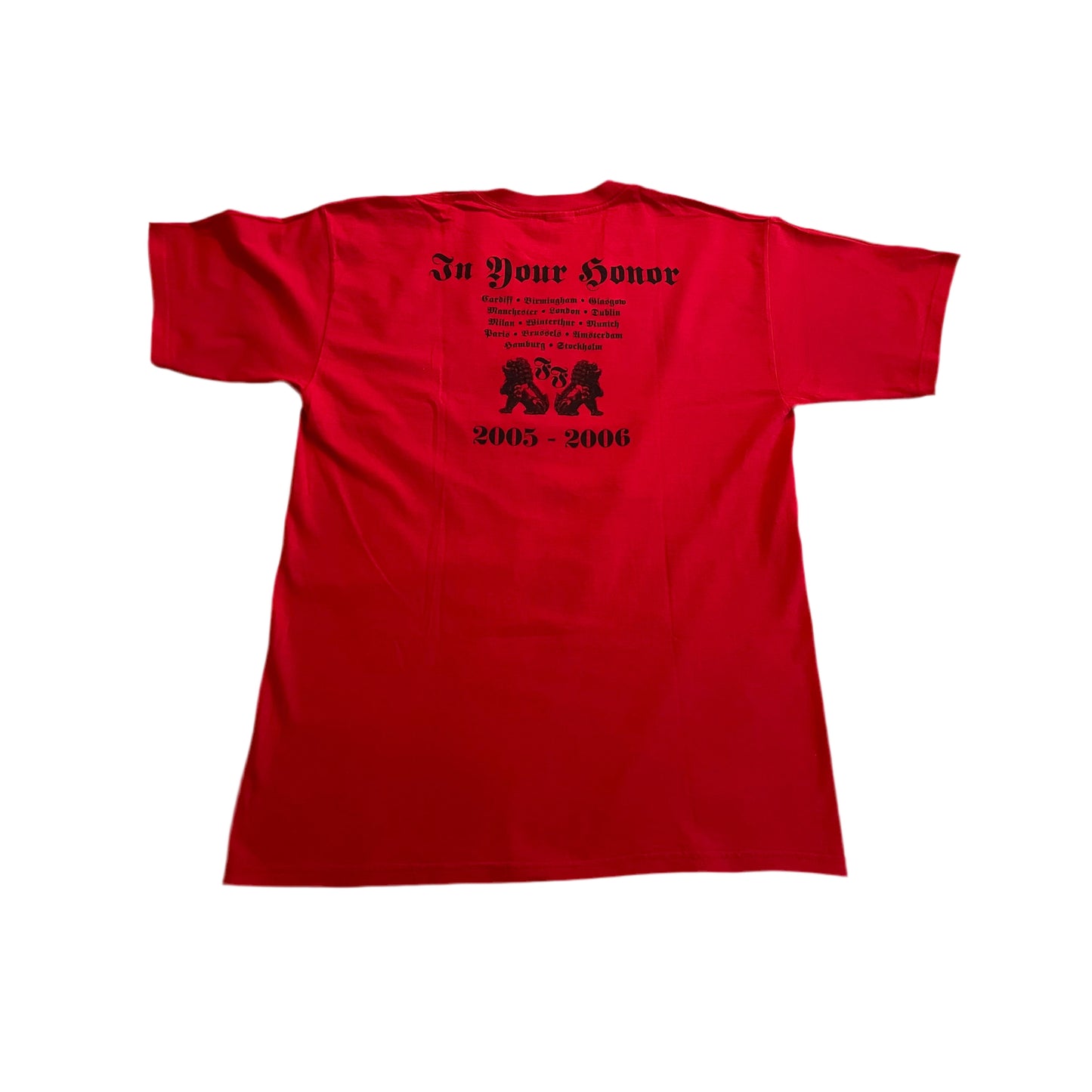 Foo Fighters - In Your Honor - Original Vintage ‘05 European Tour shirt