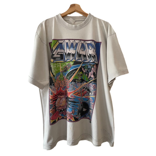 GWAR - When The Shit Hits The Fans - Original Vintage 1994 European Tour t-shirt
