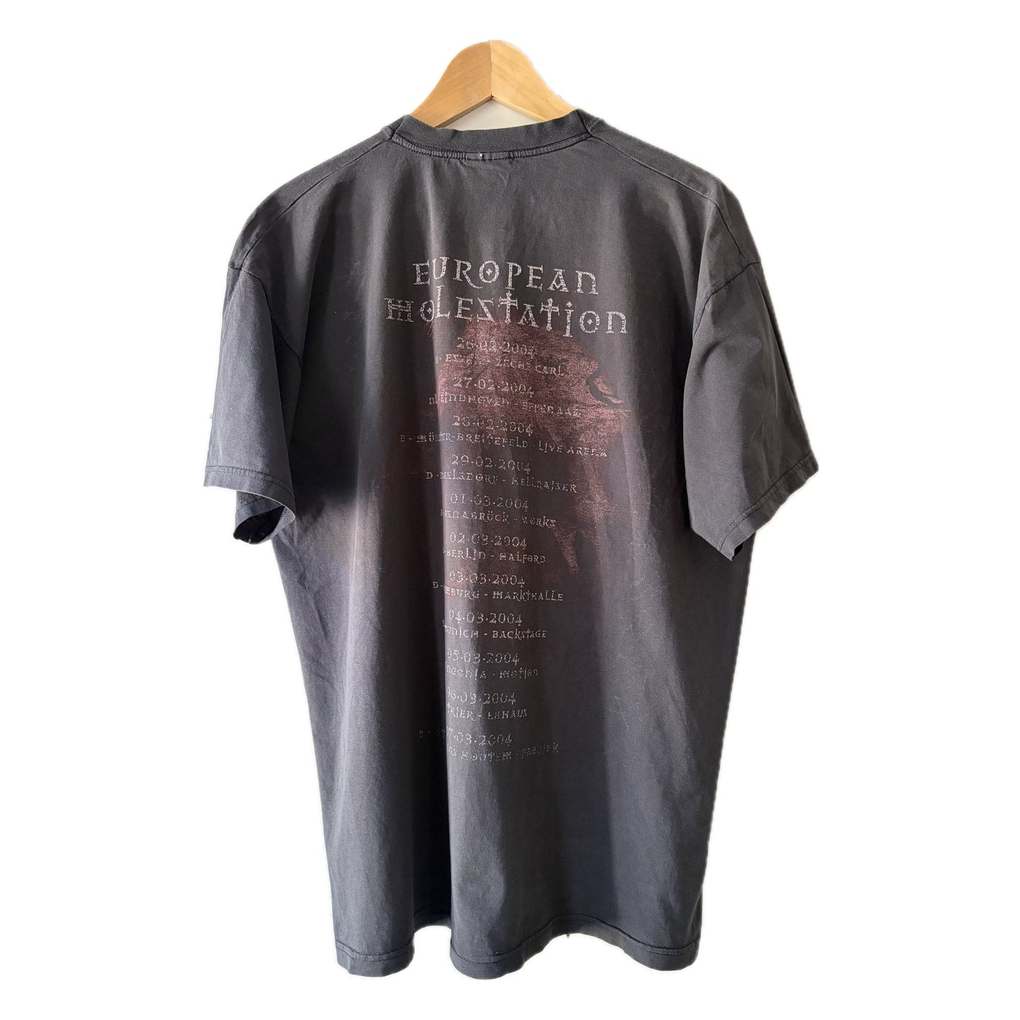 Six Feet Under - European Molestation ‘04 - Original Vintage Tour shirt