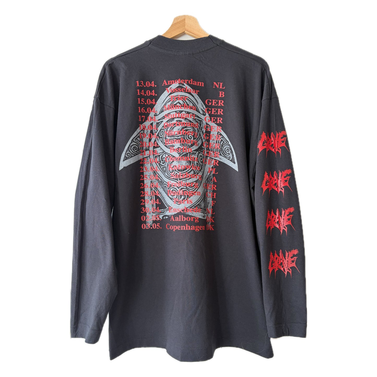 Grave - Soulless European Tour 1995 - Original Vintage Longsleeve