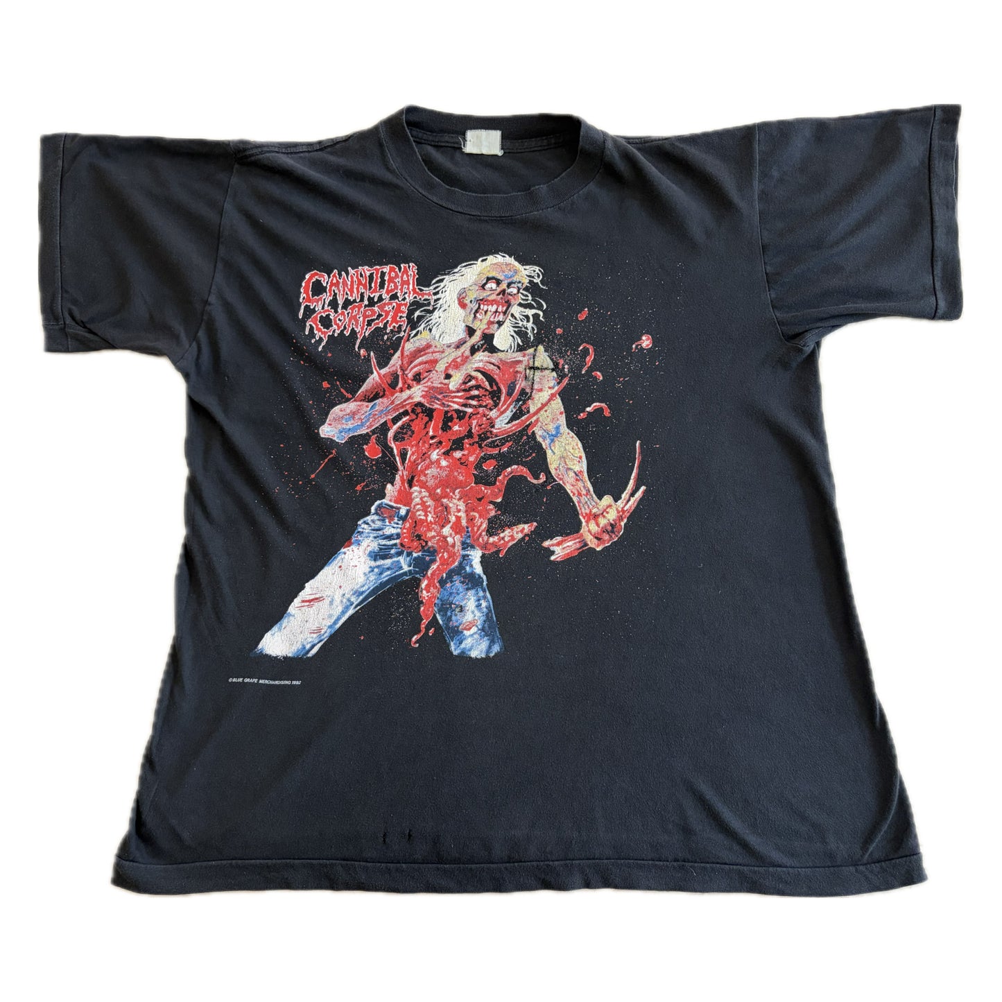 Cannibal Corpse - Eaten Back To Life / European Tour 1992 - Original Vintage t-shirt