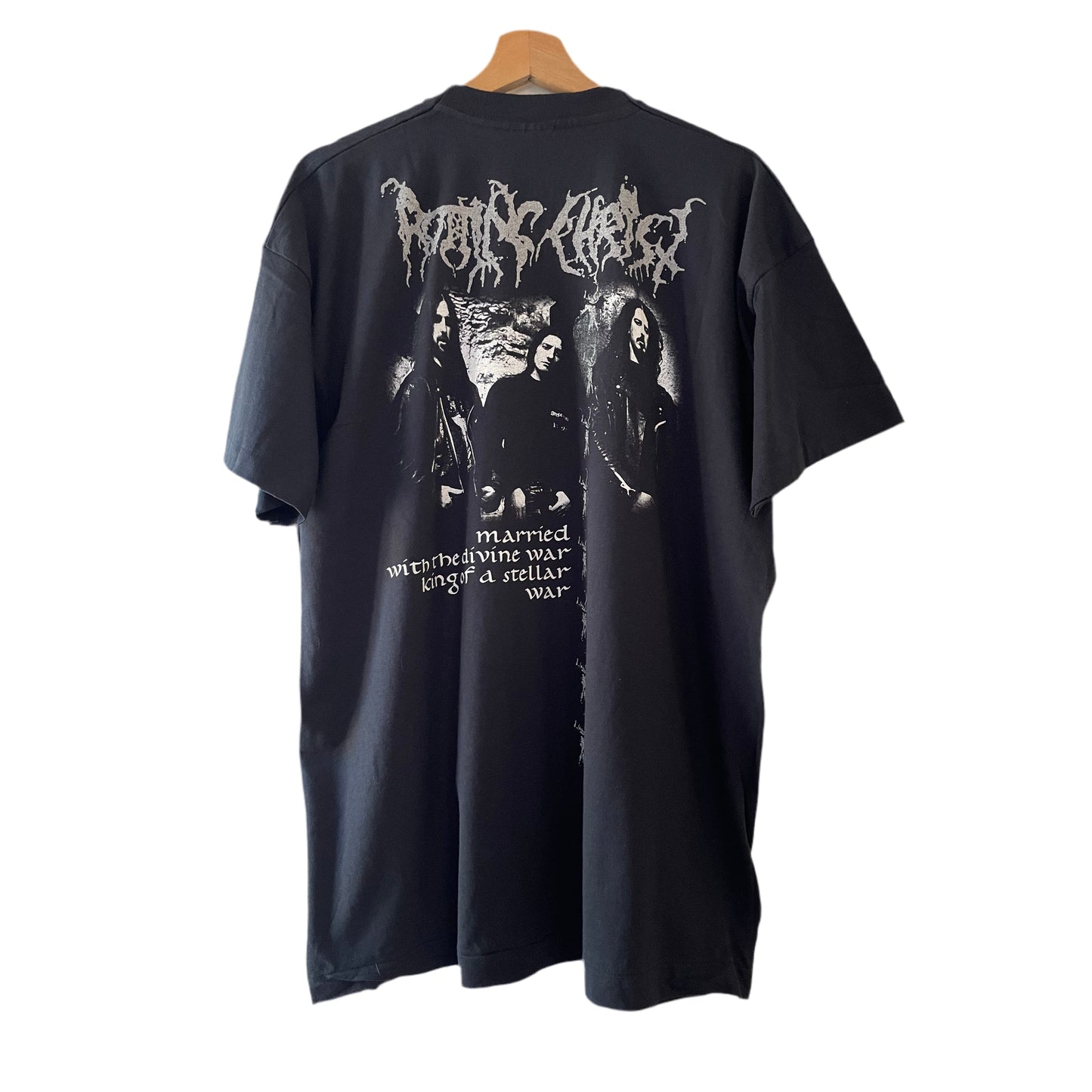 Rotting Christ - King Of A Stellar War- Original Vintage 1996 t-shirt