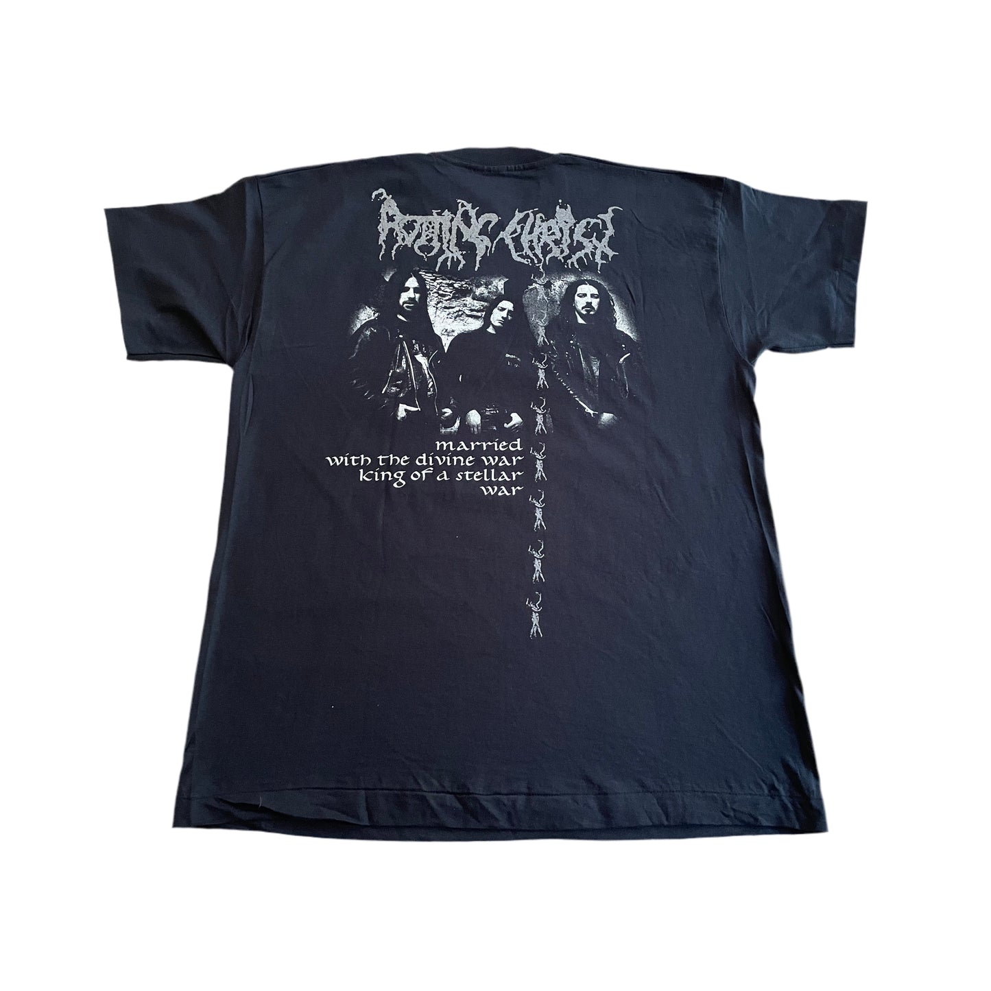 Rotting Christ - King Of A Stellar War- Original Vintage 1996 t-shirt