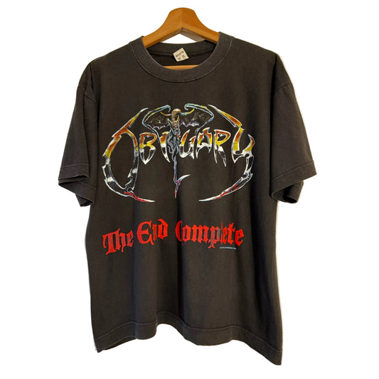 Obituary - The End Complete - European Tour 1992 - Original Vintage t-shirt