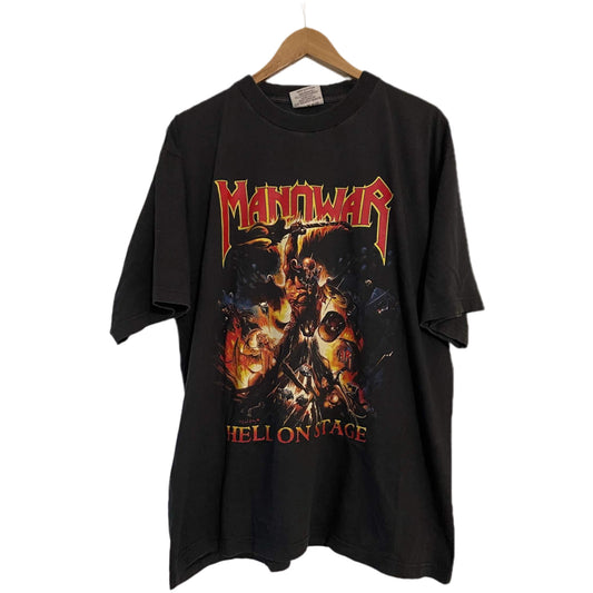 Manowar - Hell On Stage / European Tour 1998 - Original Vintage t-shirt